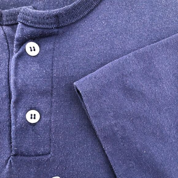 90s baseball henley tshirt Mustin Plumbing 1990s vintage - Picture 4 of 5